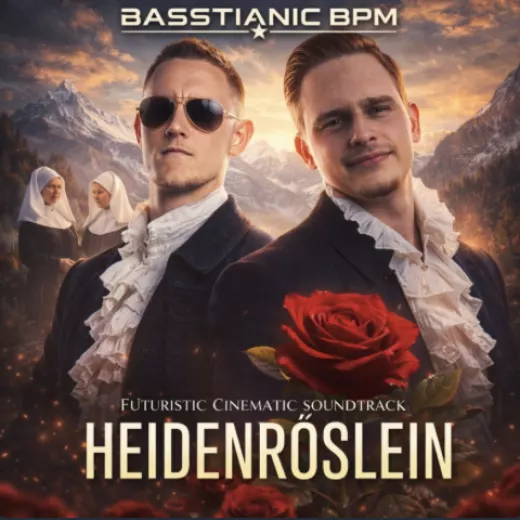 Official cover artwork for Heidenröslein (Goethe, Futuristic Cinematic Soundtrack)