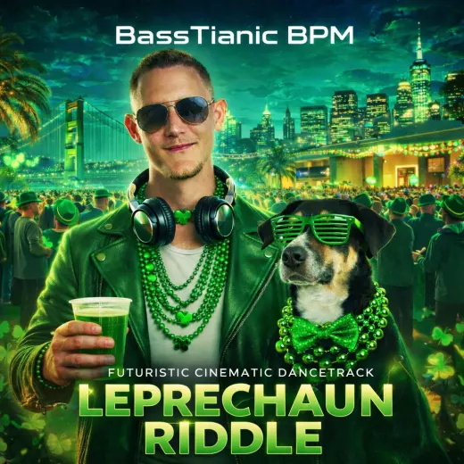 Official cover artwork for Leprechaun Riddle