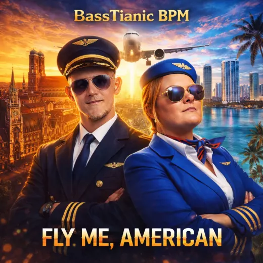 Official cover artwork for Fly me, American