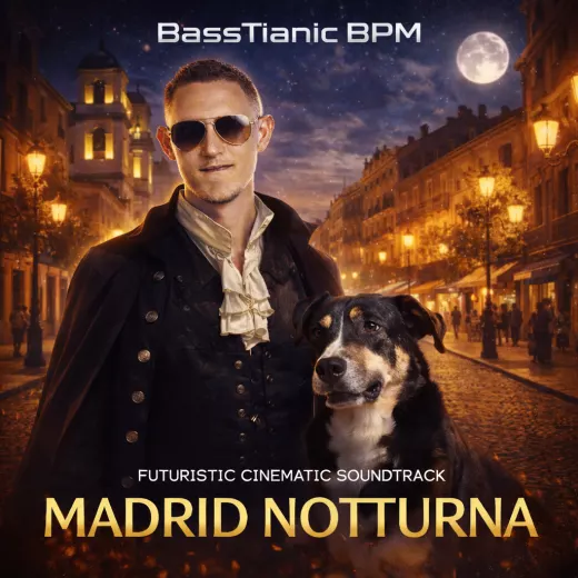 Official cover artwork for Madrid Notturna (Futuristic Cinematic Soundtrack) - EP