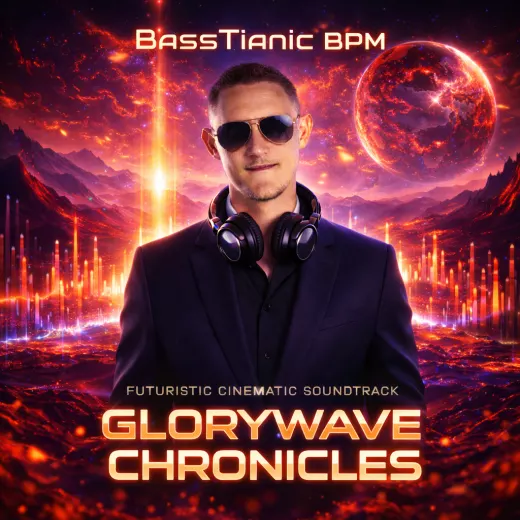 Official cover artwork for Glorywave Chronicles (Futuristic Cinematic Soundtrack) - Album