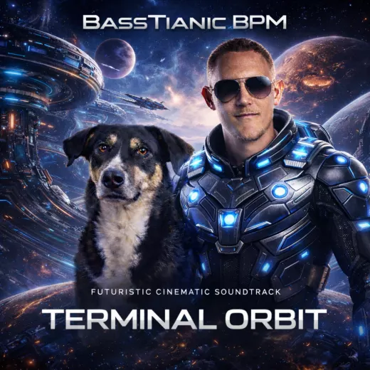 Official cover artwork for Terminal Orbit (Futuristic Cinematic Soundtrack)