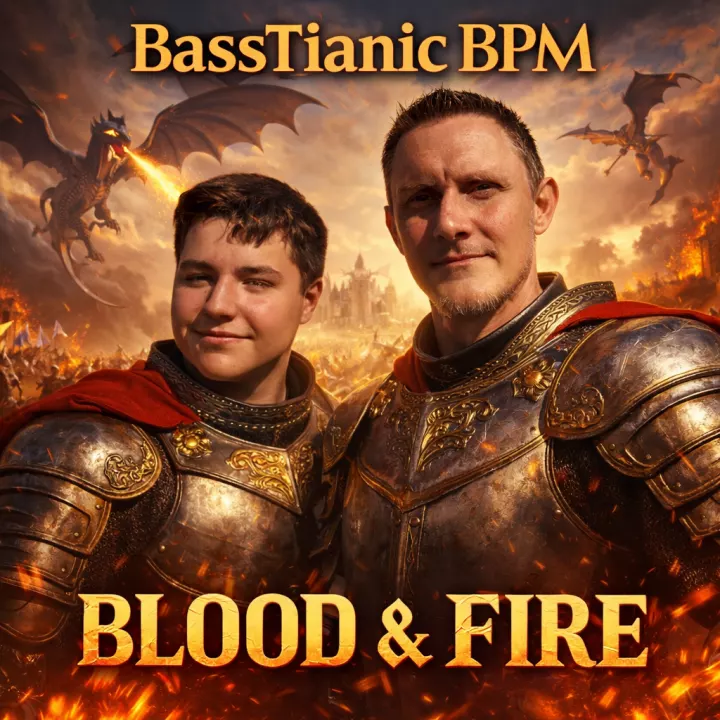 Cover artwork for Blood and Fire - EP