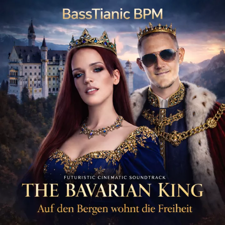 Cover artwork for The Bavarian King, auf den Bergen wohnt die Freiheit (Futuristic Cinematic Soundtrack)