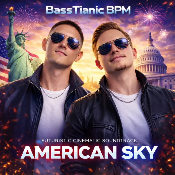 Cover artwork for American Sky (Futuristic Cinematic Soundtrack)