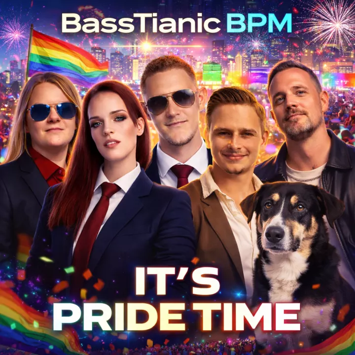 Cover artwork for It's Pride Time - EP